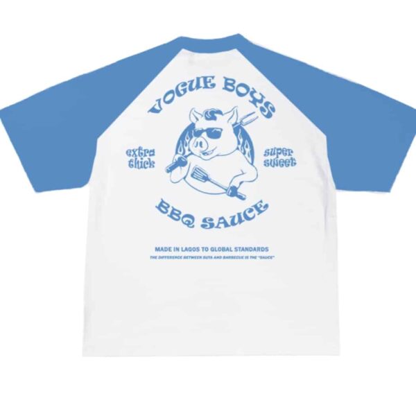 VB BBQ RAGLAN TEE [BLU]